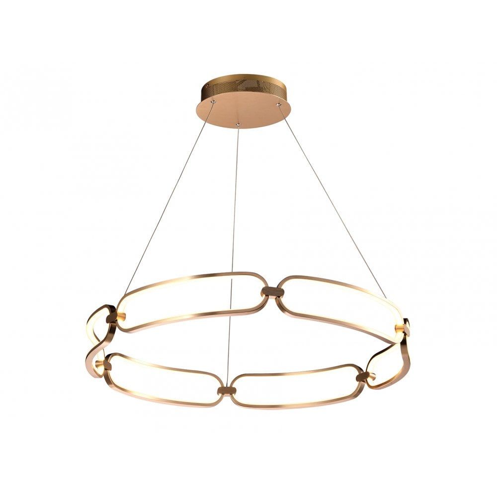Schuller 786966 Colette LED Pendant Rose Gold Opal