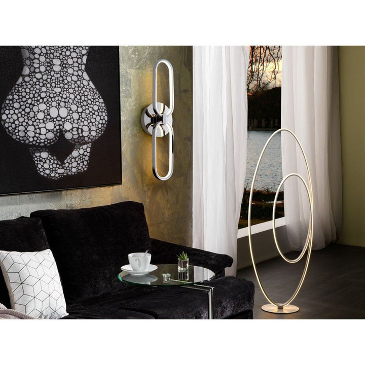 Schuller 787024 Colette LED 2 Light Wall Light Chrome