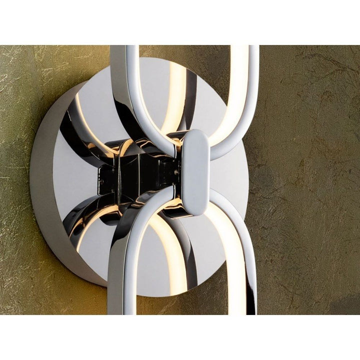 Schuller 787024 Colette LED 2 Light Wall Light Chrome