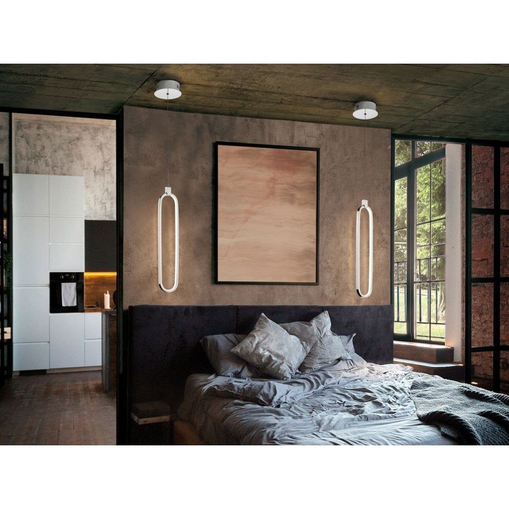 Schuller 787147 Colette LED Pendant Light Chrome