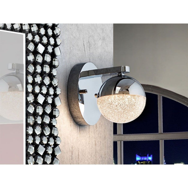 Schuller 793168 Sphere LED Wall Light Chrome