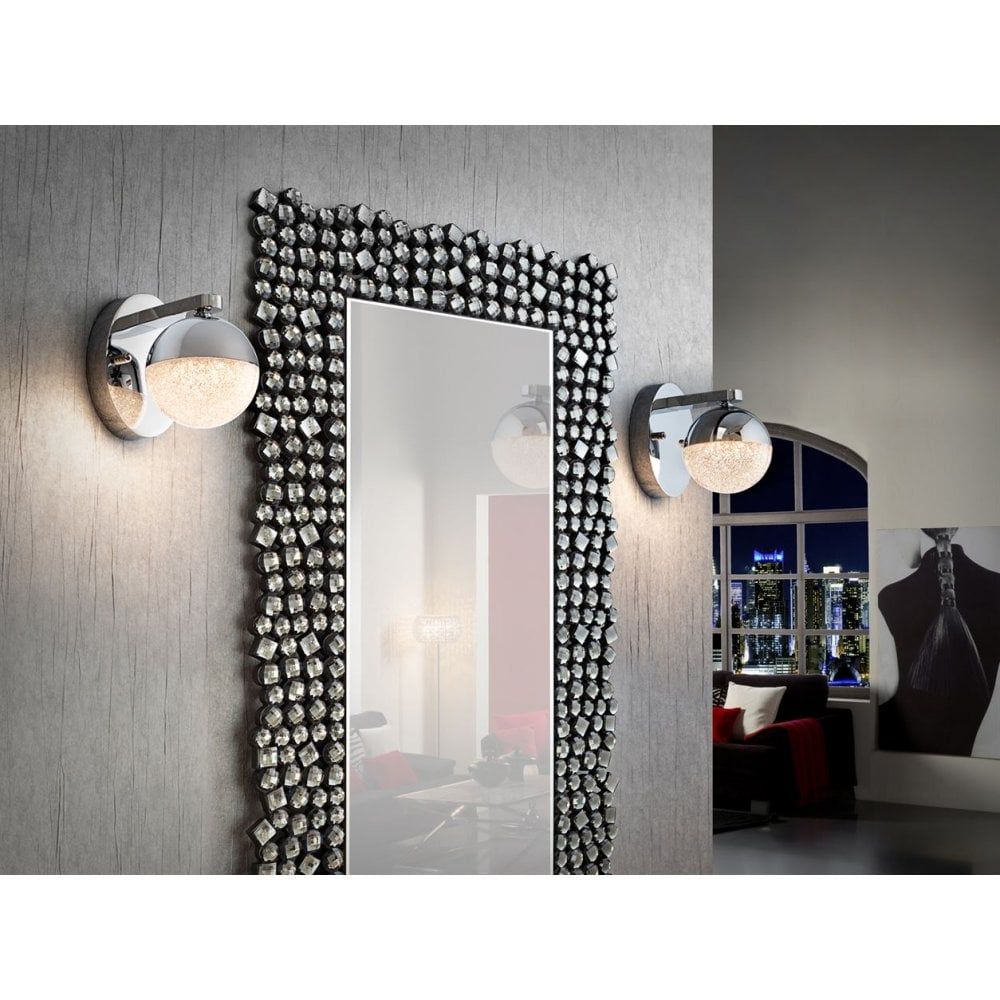 Schuller 793168 Sphere LED Wall Light Chrome