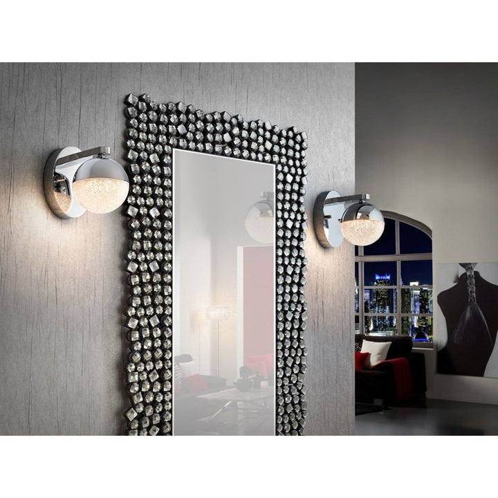 Schuller 793168 Sphere LED Wall Light Chrome