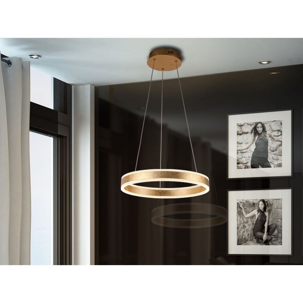 Schuller 831940 Helia LED Pendant Light Gold