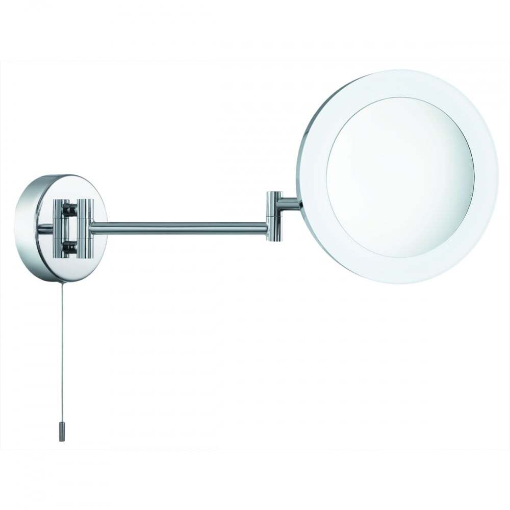 Searchlight 1456CC Bathroom Shaving Mirror 3 X Magnification Ip44 Chrome Frosted Outer