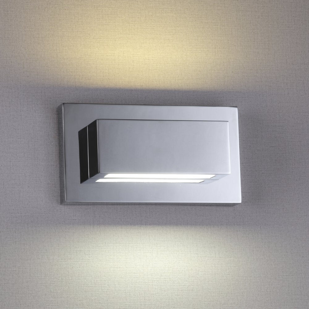 Searchlight 1752CC Led Wall Light 10w Chrome Up/downlight