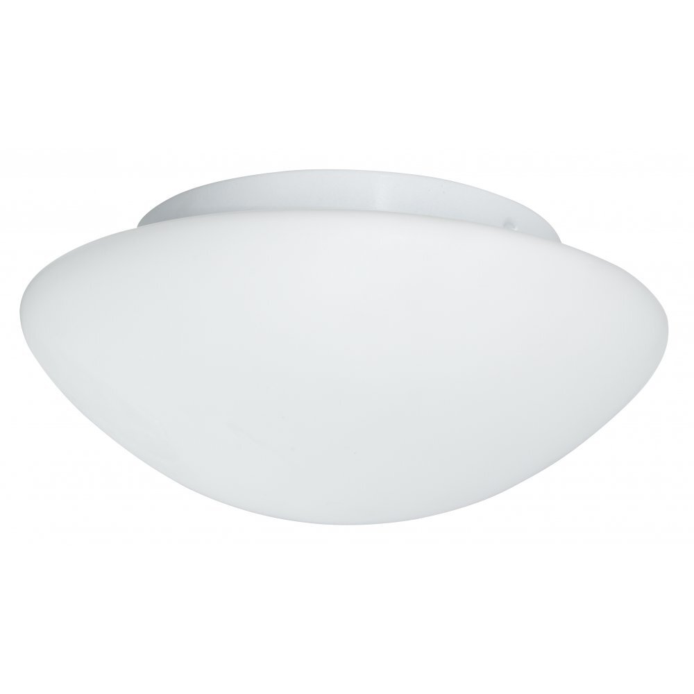 Searchlight 1910-23 Bathroom Ip44 1 Light - White Flush Opal Glass Fitting 23cm