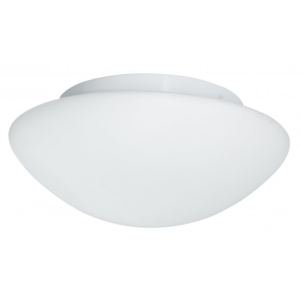 Searchlight 1910-28 Bathroom Ip44 2 Light - White Flush Opal Glass Fitting 28cm