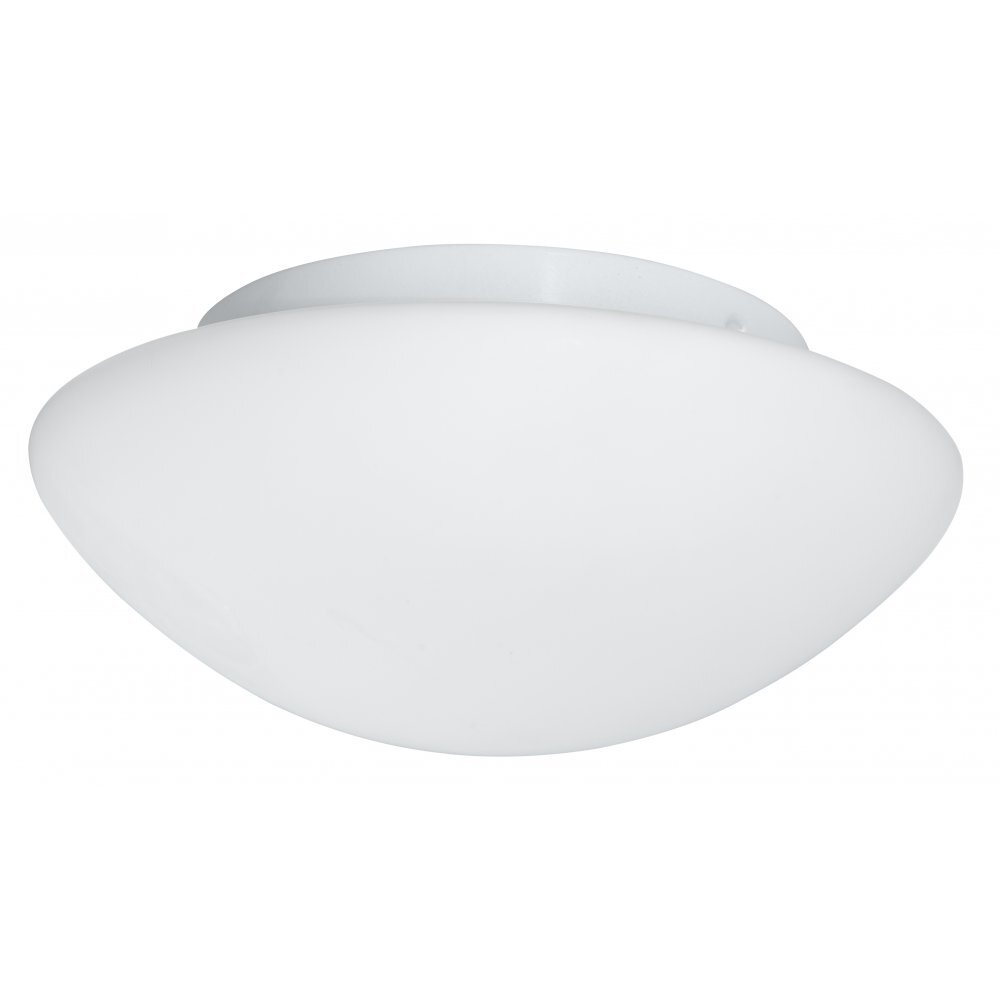Searchlight 1910-35 Bathroom White Glass Flush Fitting - 35cm Dia