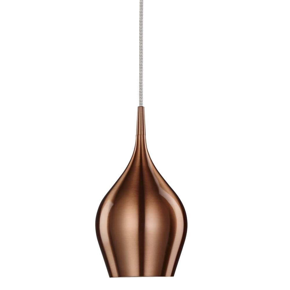 Searchlight 6461-12CU Vibrant 1 Light Copper Pendant