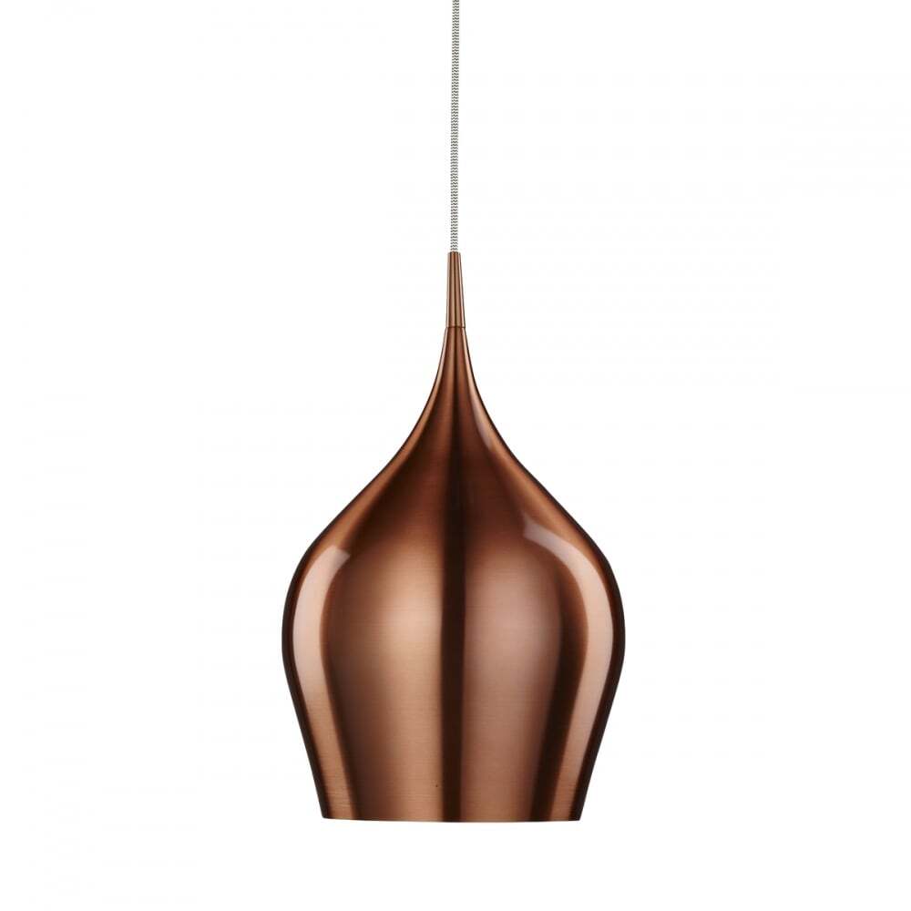 Searchlight 6461-26CU Vibrant 1 Light Copper Pendant - Dia 26cm