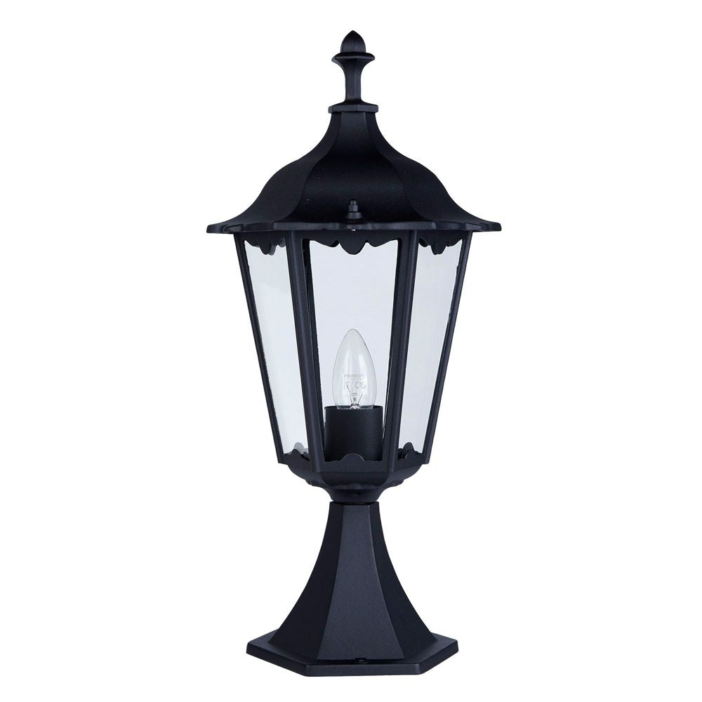 Searchlight 82503BK Alex Outdoor Post Lamp - Small 1 Light Black Ht55