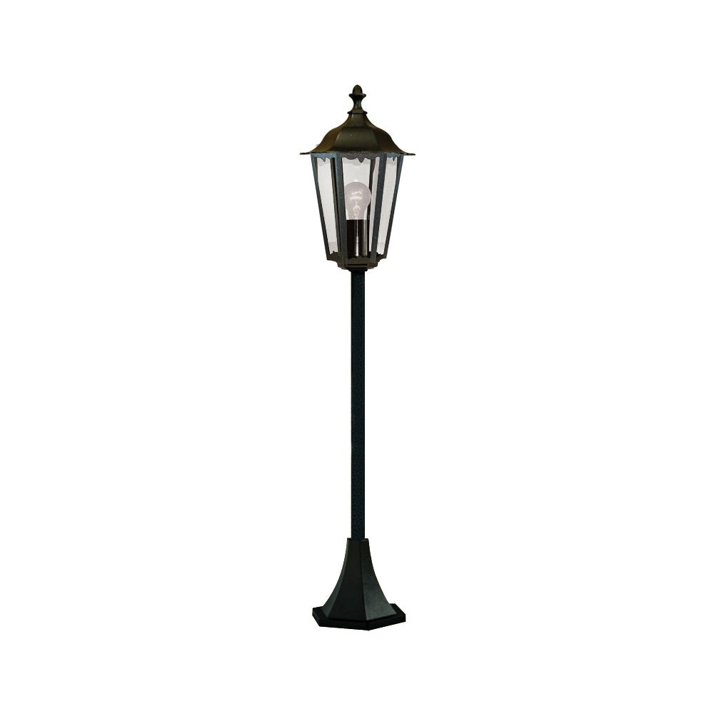 Searchlight 82504BK Alex Outdoor Post Lamp - 1 Light Black Ht105