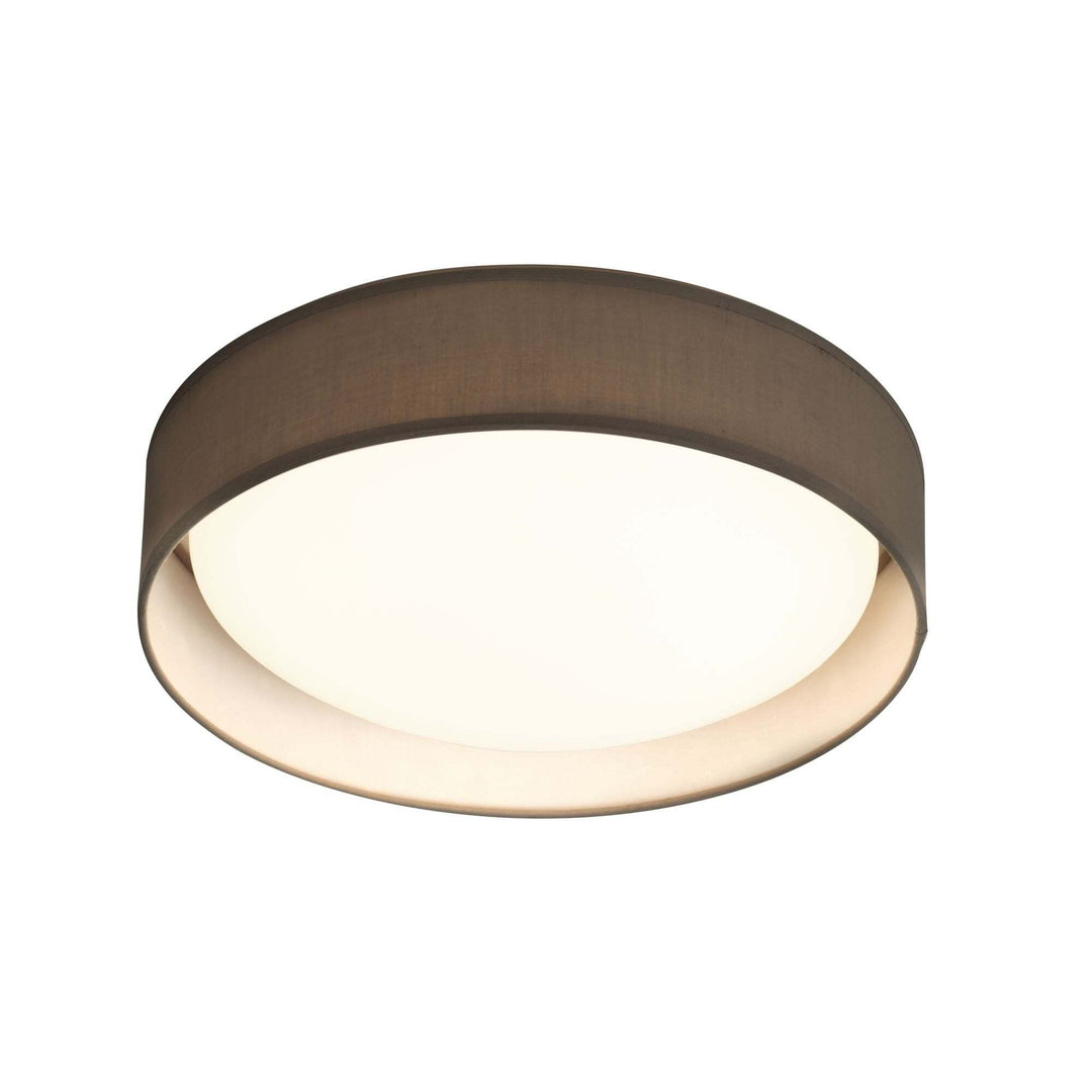Searchlight 9371-50GY Gianna 1 Light LED Flush Ceiling Light Acrylic Grey Shade