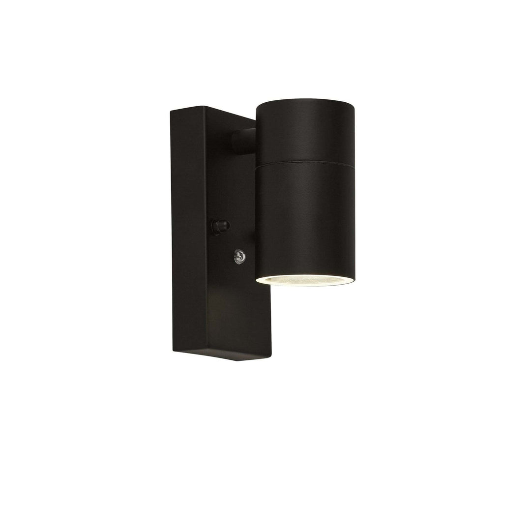 Searchlight Lighting 14601BK 1 Light Outdoor Light With Dusk Till Dawn Sensor Black