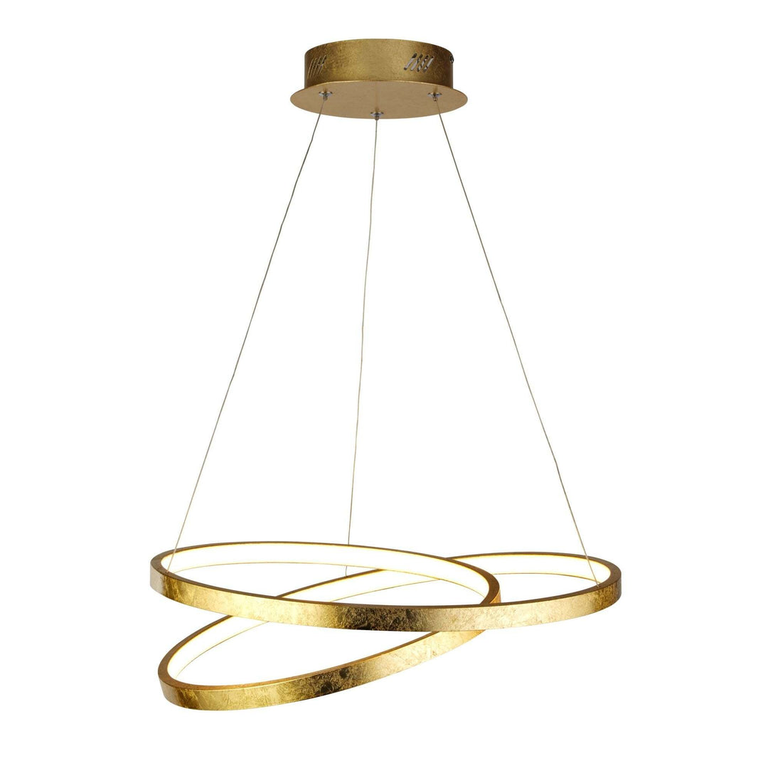 Searchlight Lighting 8761GO Float LED Gold Leaf Pendant