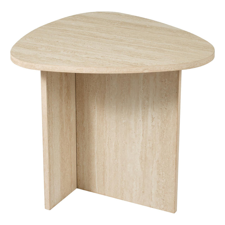 Dar 001ISI001 Isidro Side Table Travertine Effect