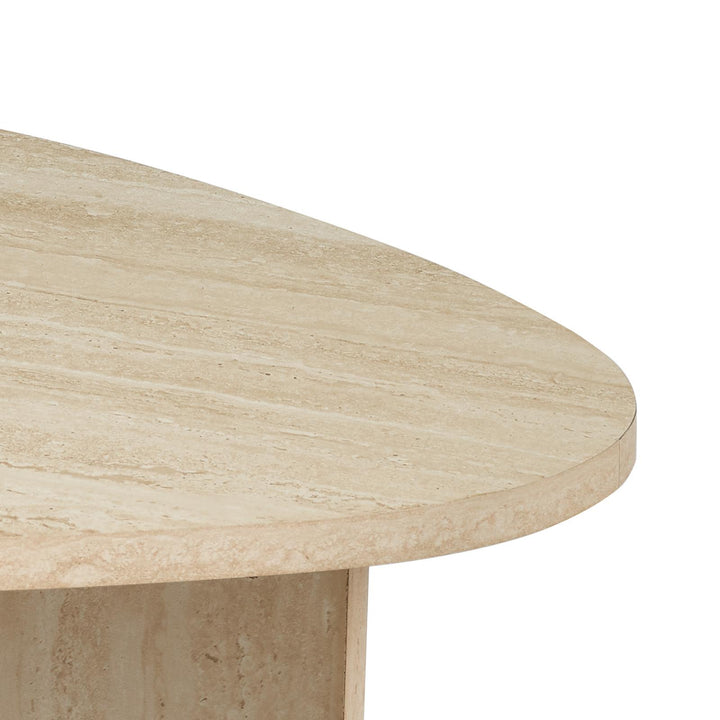 Dar 001ISI001 Isidro Side Table Travertine Effect