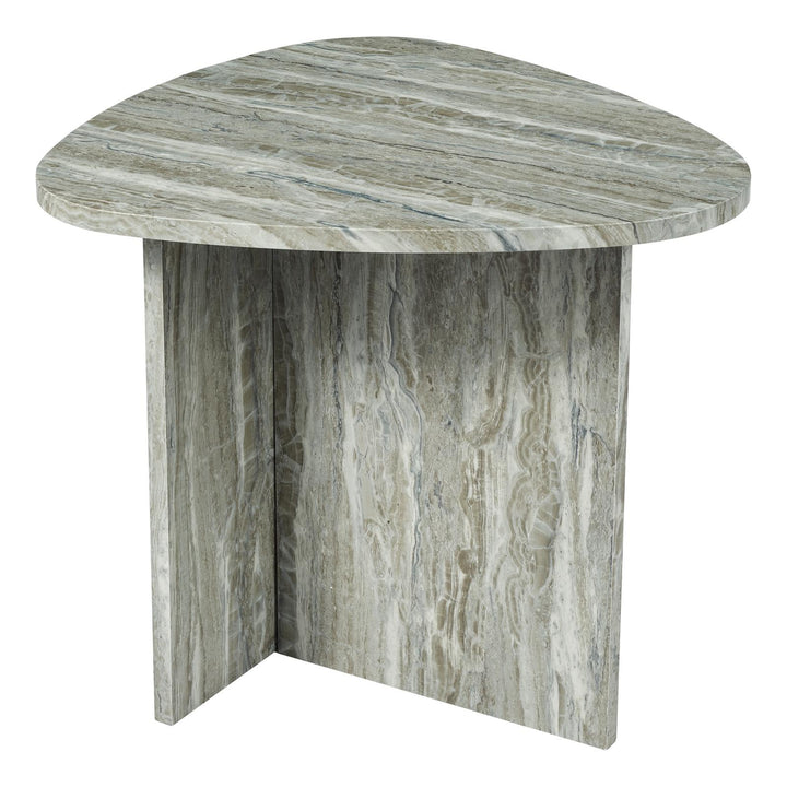 Dar 001ISI002 Isidro Side Table Brown Stone Effect
