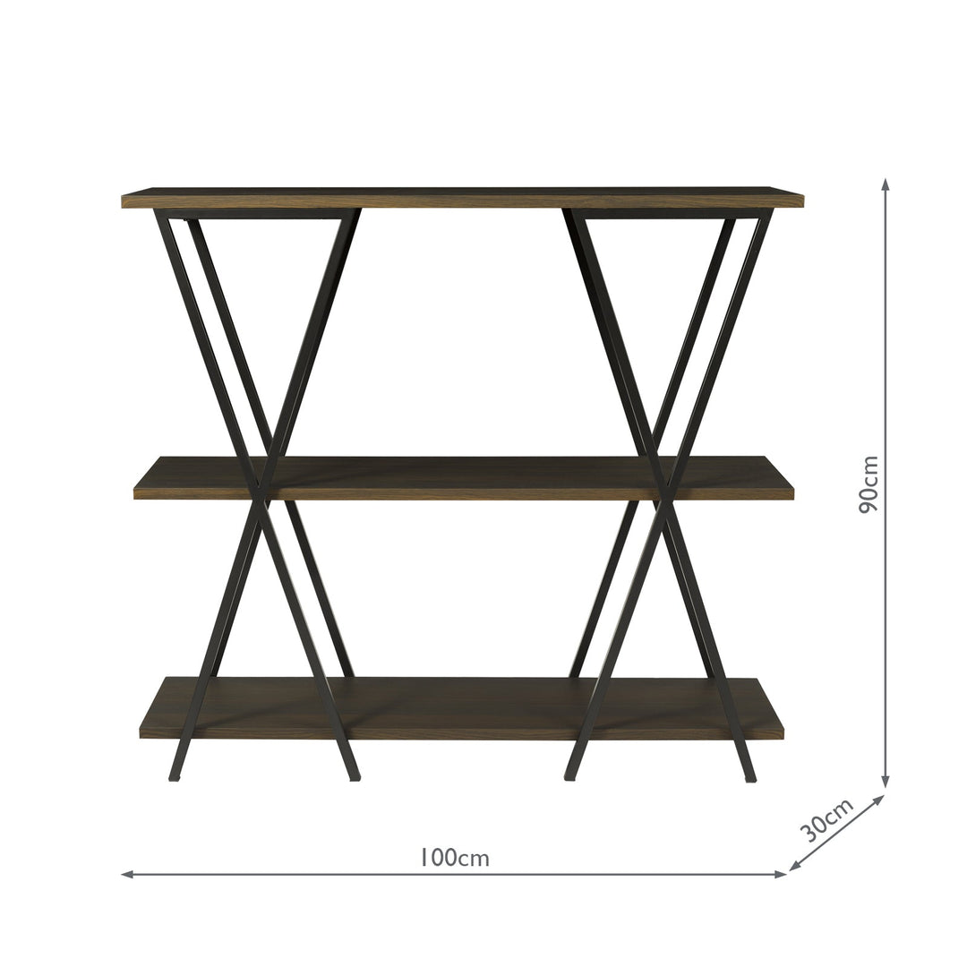 Dar 001ODA001 Odart Shelves Mocha Effect and Matt Black