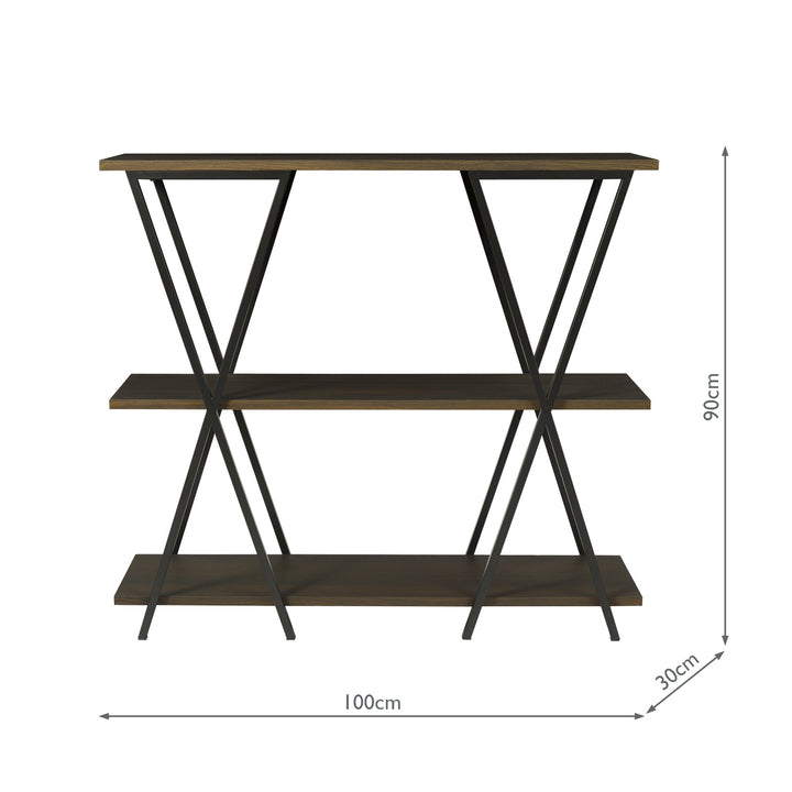 Dar 001ODA001 Odart Shelves Mocha Effect and Matt Black