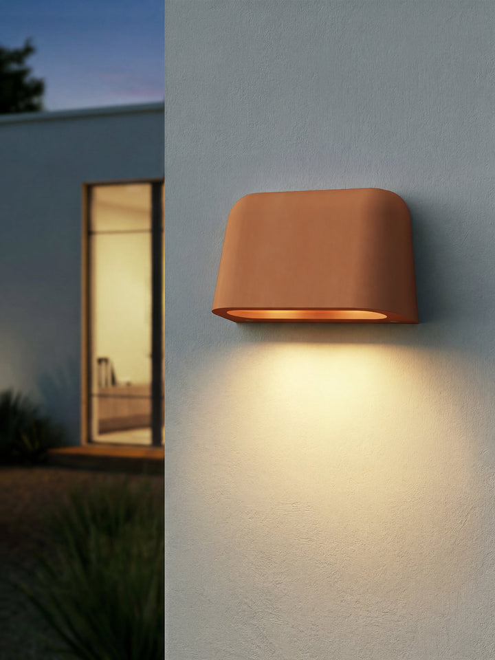 Astro 1317032 Mast Outdoor Twin Wall Light Terracotta Concrete