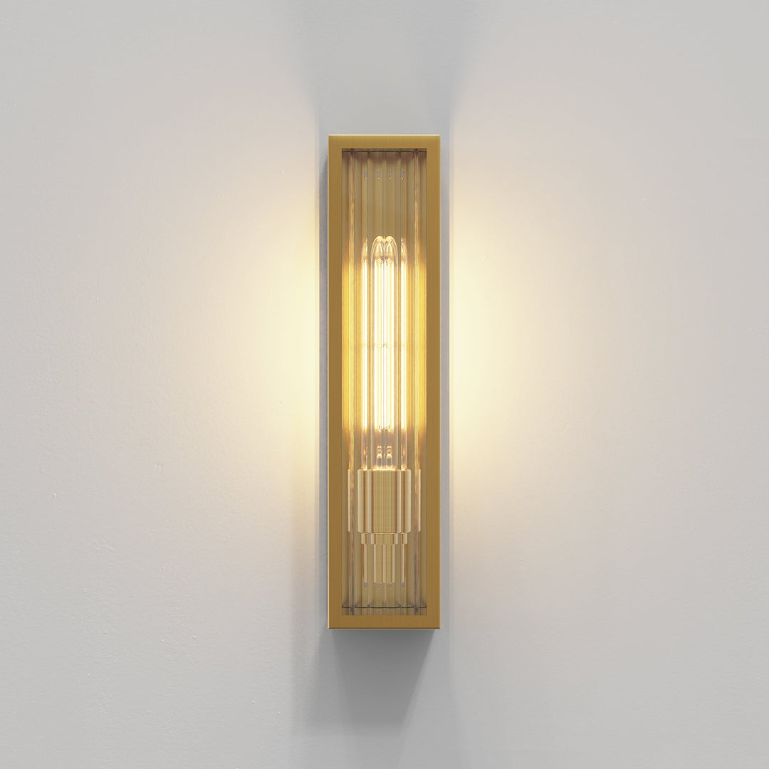 Astro 1402020 Harvard Outdoor Wall Light PVD Brushed Brass