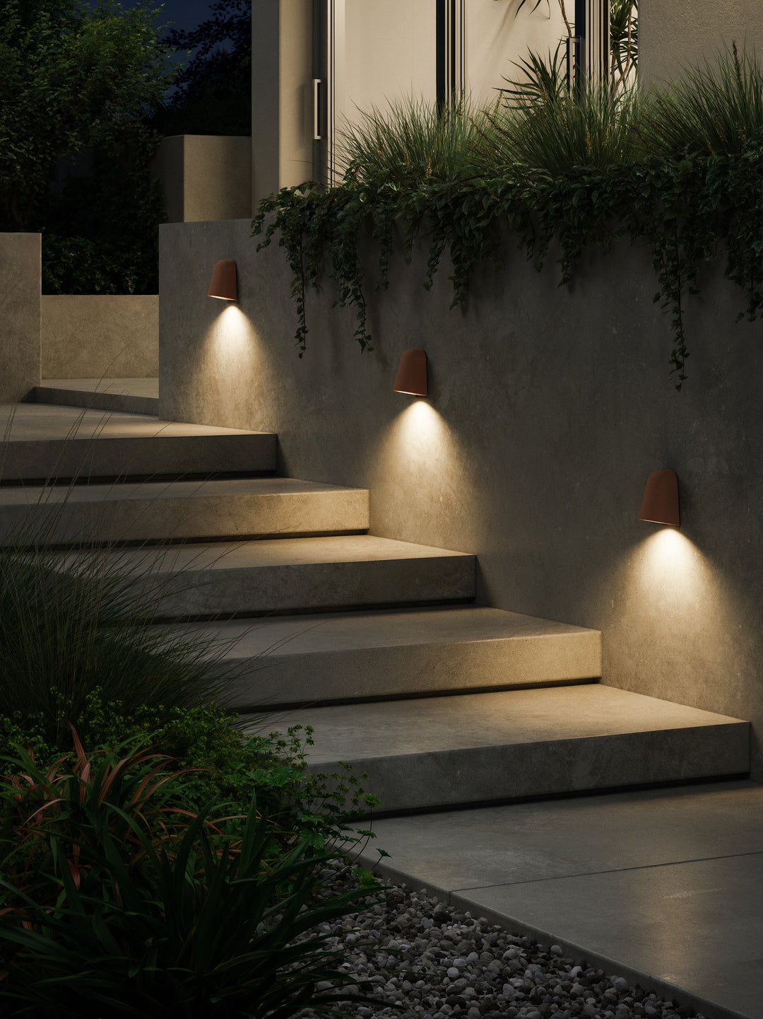 Astro 1317029 Mast Outdoor Wall Light Terracotta Concrete