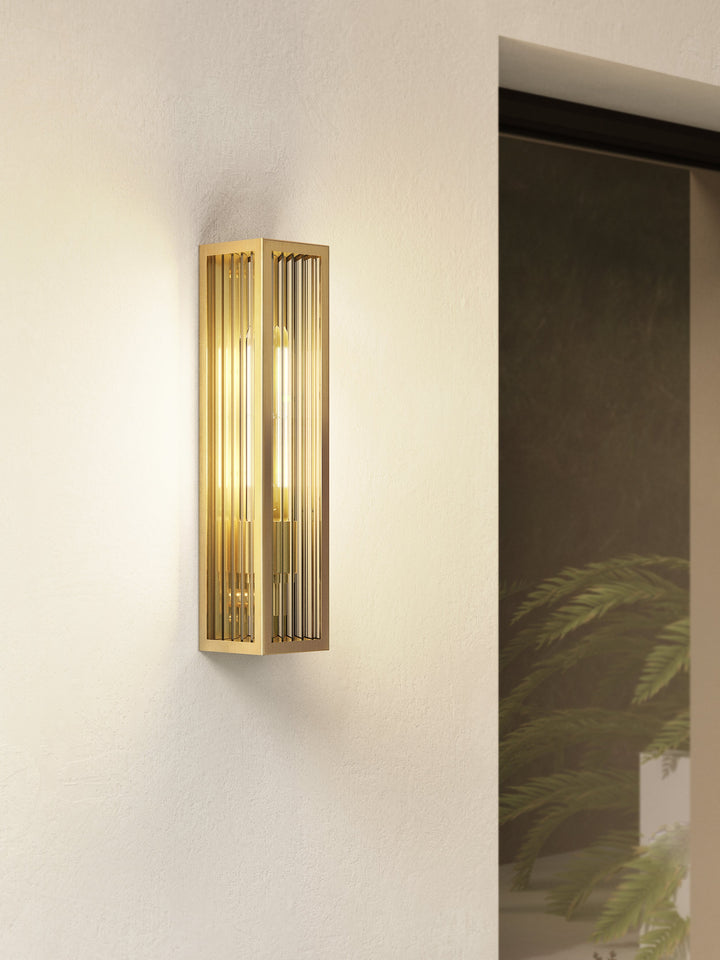 Astro 1402020 Harvard Outdoor Wall Light PVD Brushed Brass