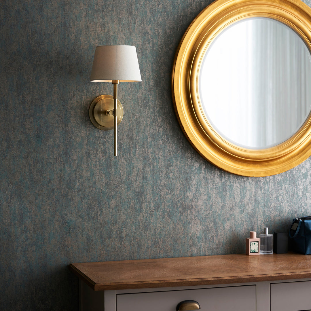 103355 Rennes &amp; Cici Wall Light Brass Ivory