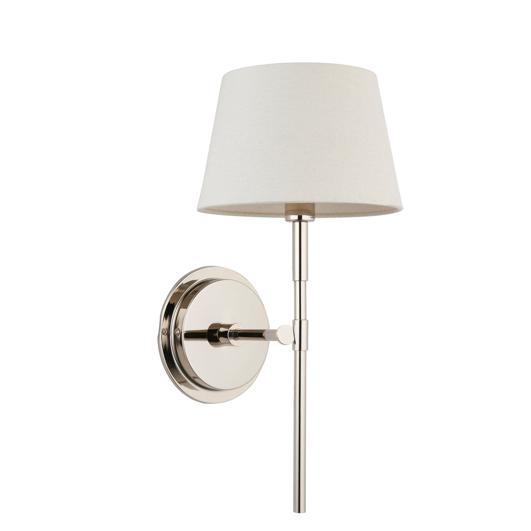 103358 Rennes &amp; Cici Wall Light Nickel Ivory