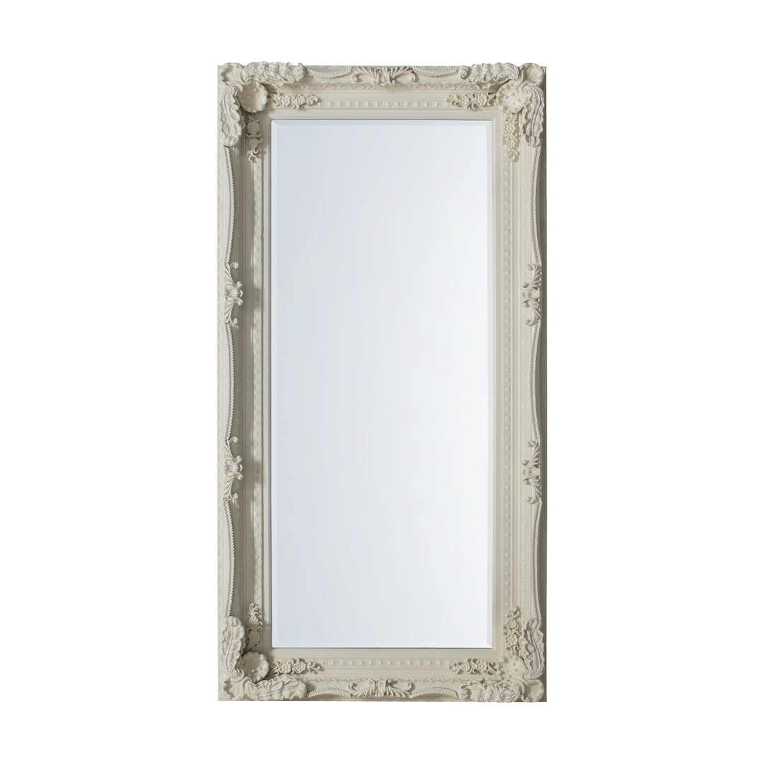 Nelson Lighting NL1409551 French White Leaner Mirror