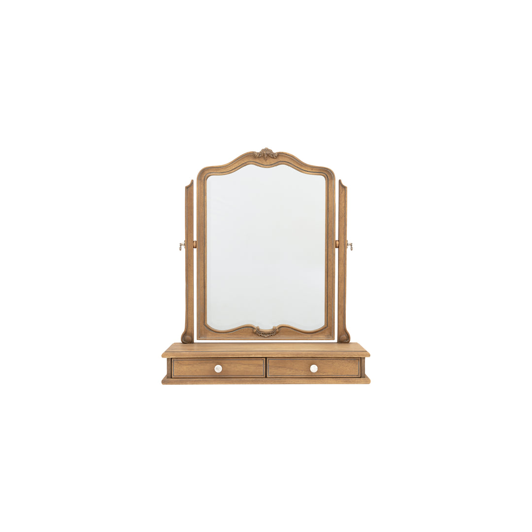Nelson Lighting NL1409571 Wooden Table Top Mirror