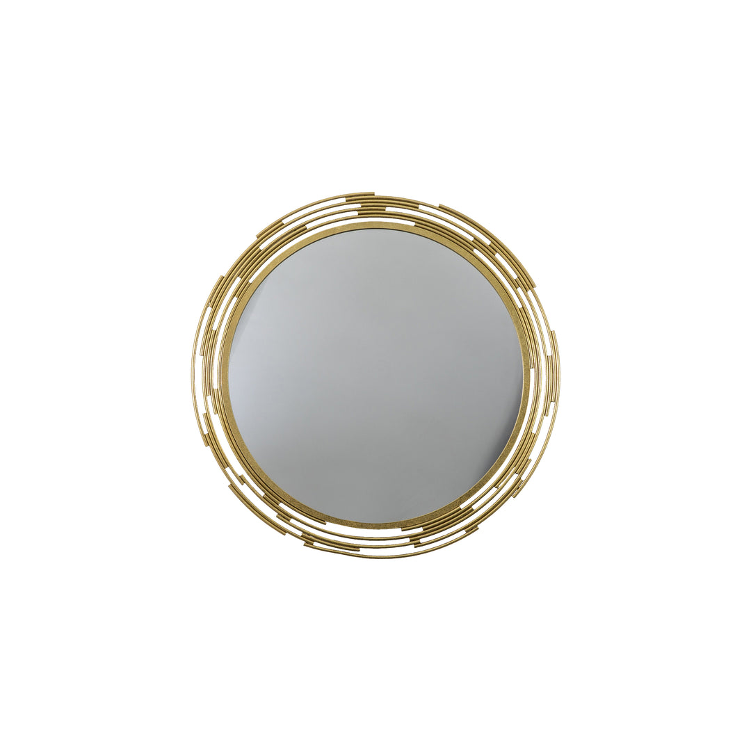 Nelson Lighting NL1409578 Gold Painted Round Mirror
