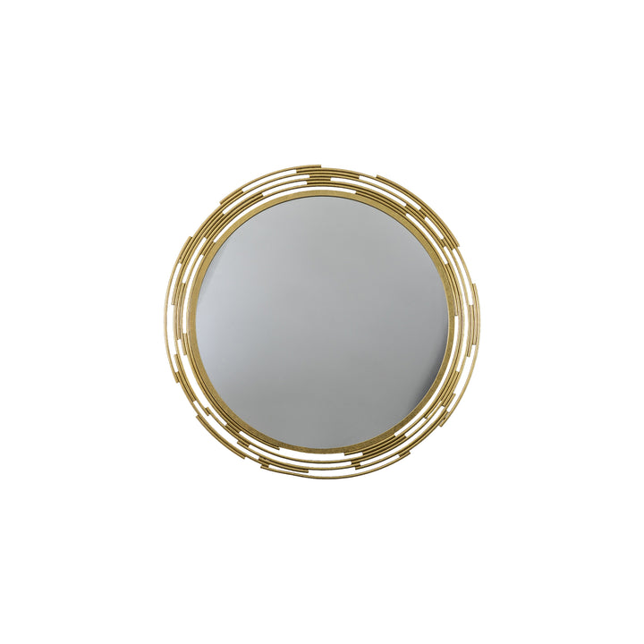 Nelson Lighting NL1409578 Gold Painted Round Mirror