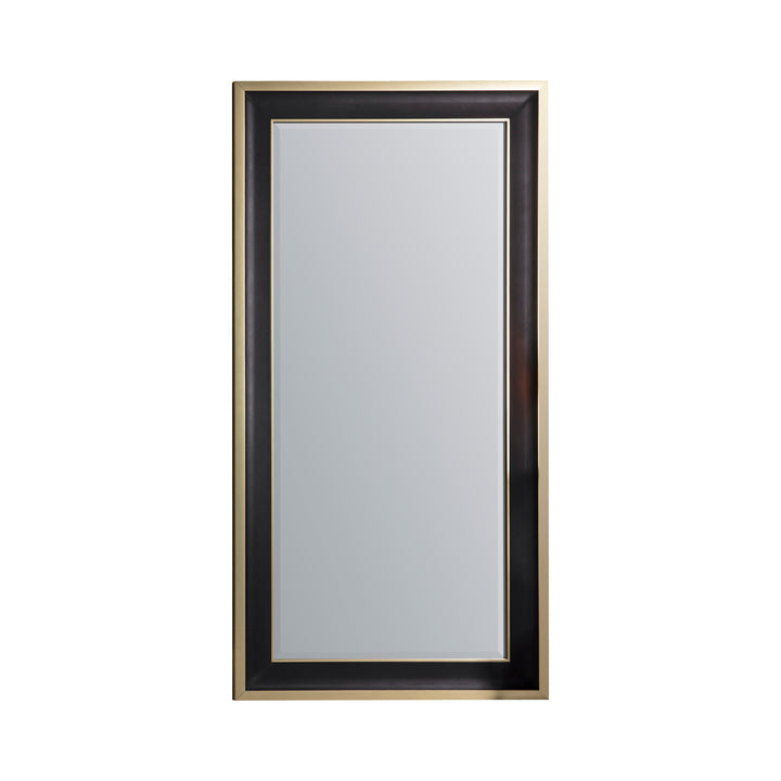 Nelson Lighting NL1409588 Matt Black Leaner Mirror