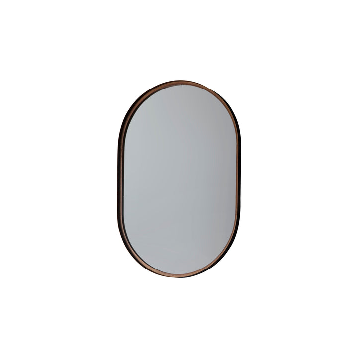 Nelson Lighting NL1409615 Aged Bronze Ellipse Mirror