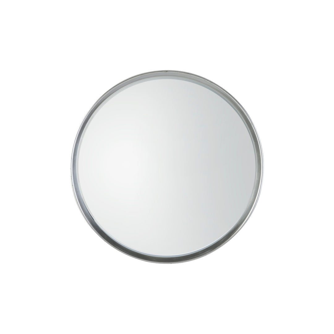 Nelson Lighting NL1409629 Aged Silver Paint Round Mirror