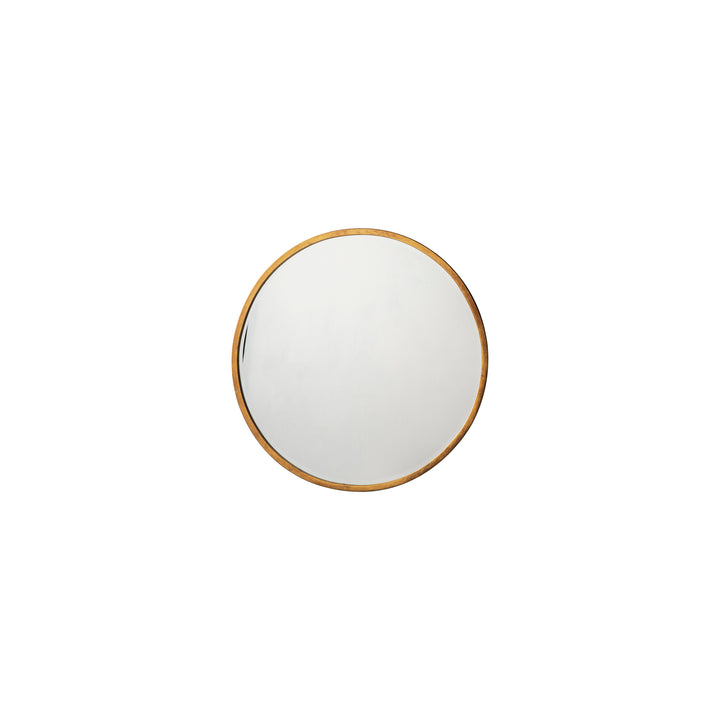 Nelson Lighting NL1409644 Antique Gold Medium Round Mirror