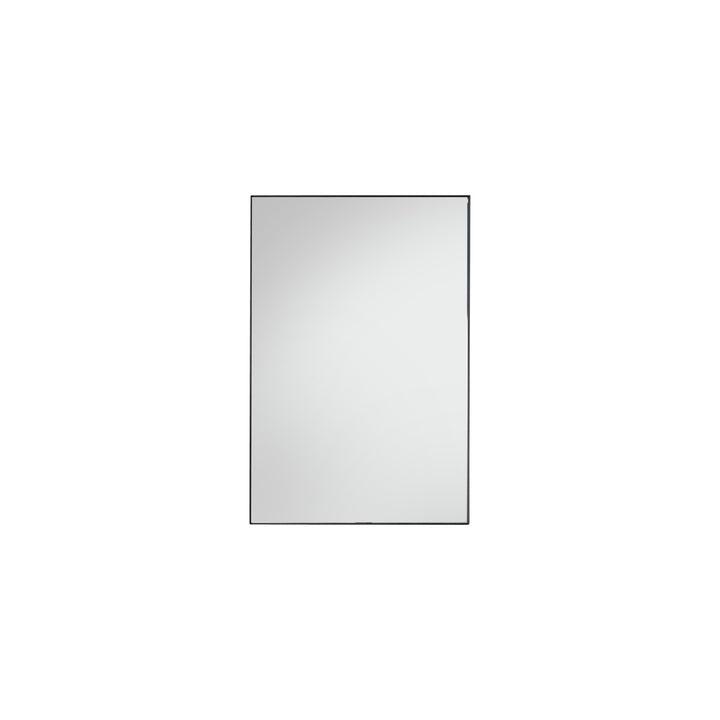 Nelson Lighting NL1409656 Matt Black Rectangle Mirror