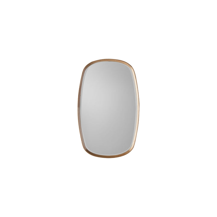 Nelson Lighting NL1409659 Solid Oak Ellipse Mirror