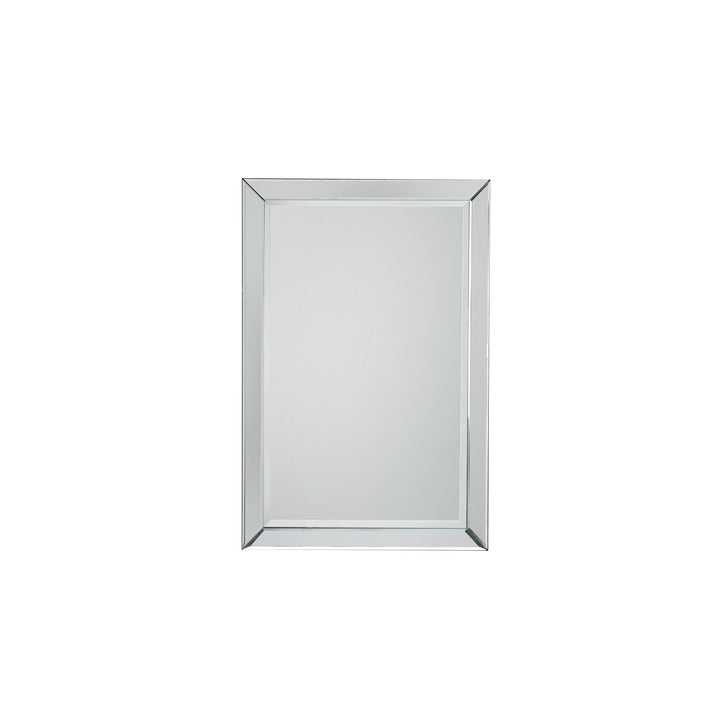 Nelson Lighting NL1409698 Brushed Silver Medium Rectangle Mirror