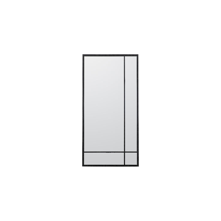 Nelson Lighting NL1409746 Aged Black Rectangle Mirror