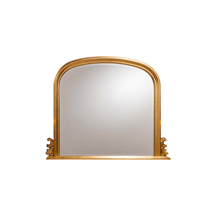 Nelson Lighting NL1409761 Gold Leaf Arch Over Mantel Mirror