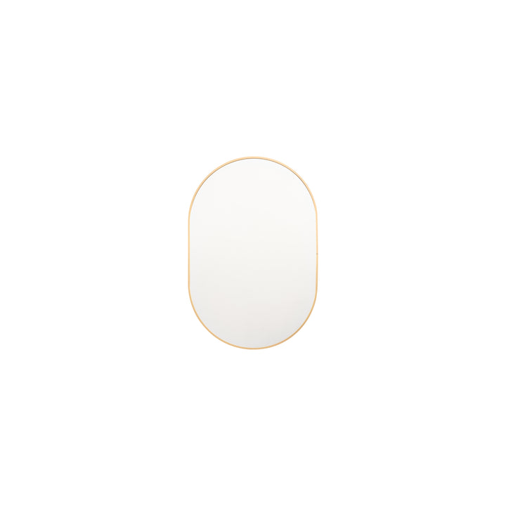 Nelson Lighting NL1409793 Gold Medium Delicate Frame Ellipse Mirror