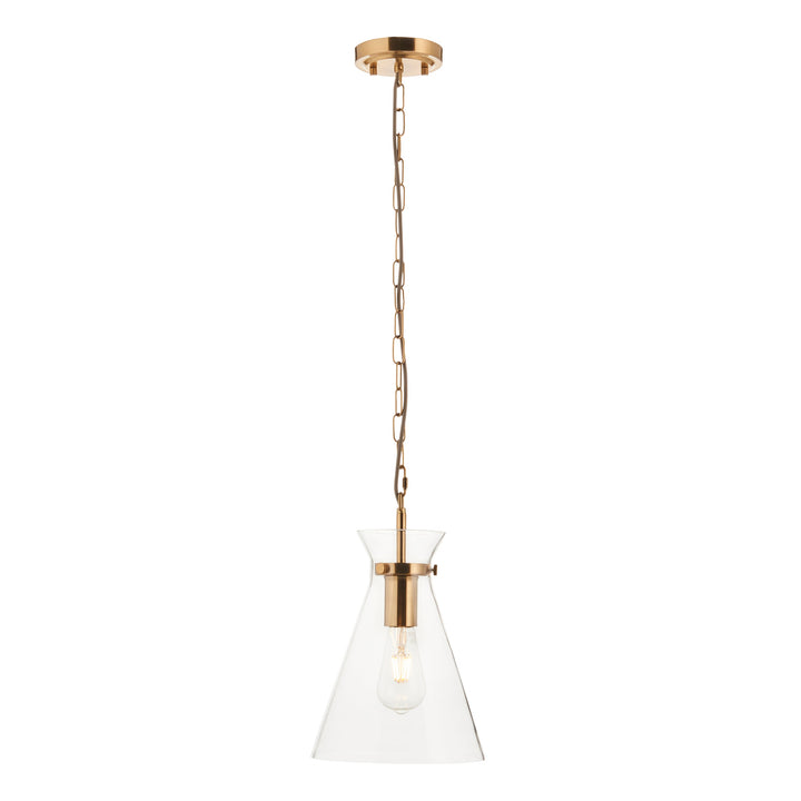 112859 Harlow Pendant Brass