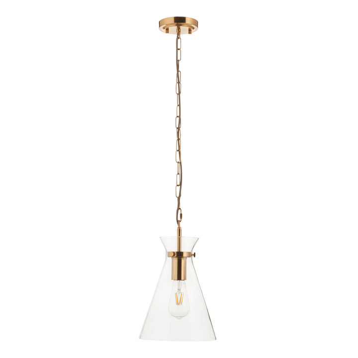 112859 Harlow Pendant Brass