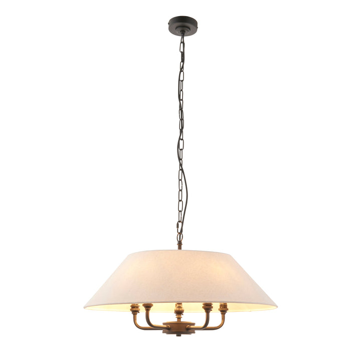 112955 Lille 5 Light Pendant Black