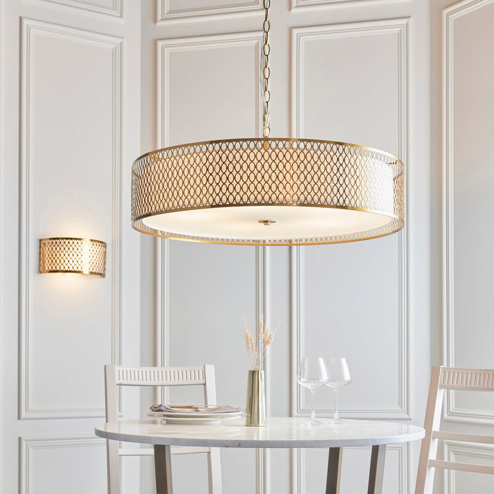 113421 Cordero 5 Light Pendant Gold