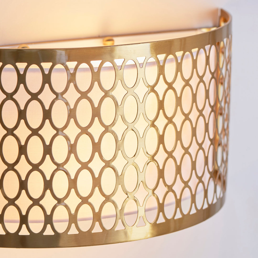 113423 Cordero 2 Light Wall Light Gold